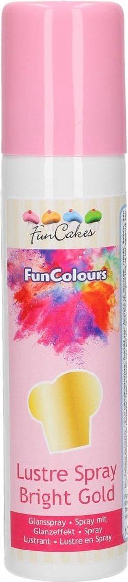 FunCakes Eetbare Metallic Spray Goud 100ml .